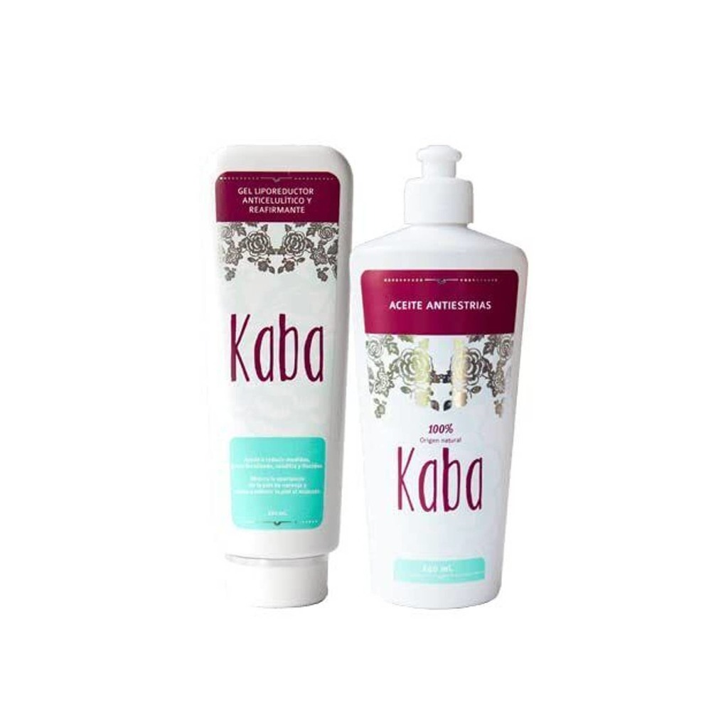 Kaba kit Figura Perfecta ,Aceite Anti estrías y Gel liporeductor de medidas